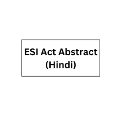 ESI Act Abstract (Hindi)