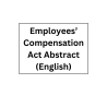 Employees’ Compensation Act Abstract(English)