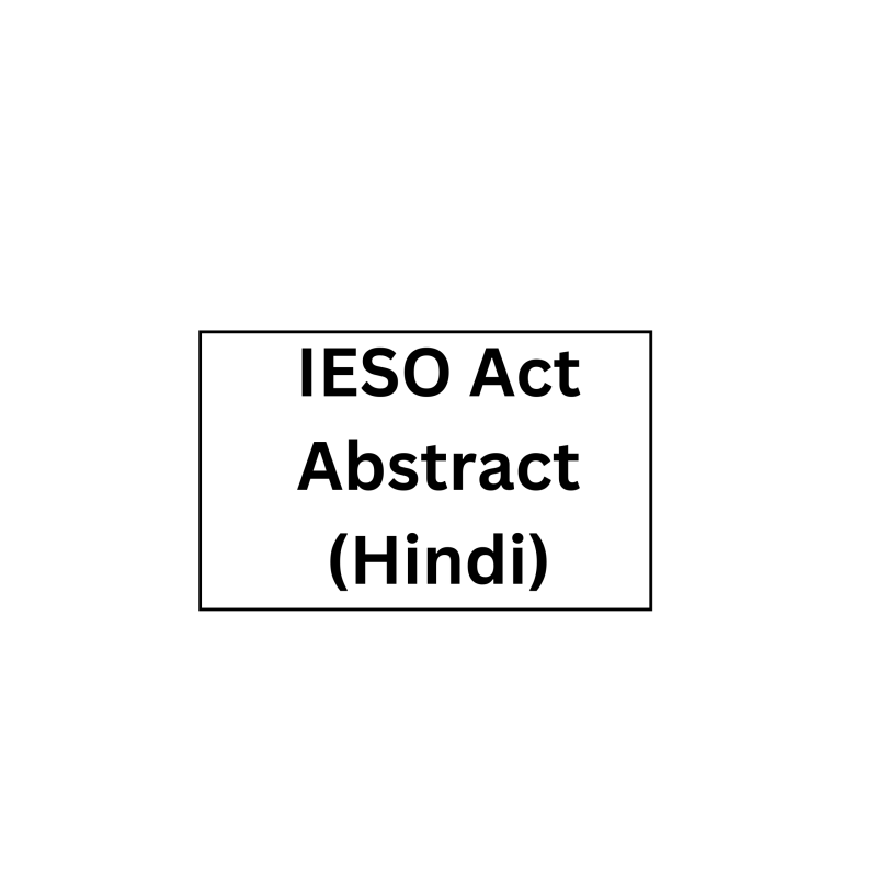 IESO Act Abstract (Hindi)